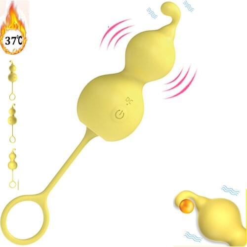 Heating Vibrator Vaginal Tighten Exercise Kegel Ball G Spot Massager Clitoris Stimulator Sex Toys for Woman Best Gift for Wife