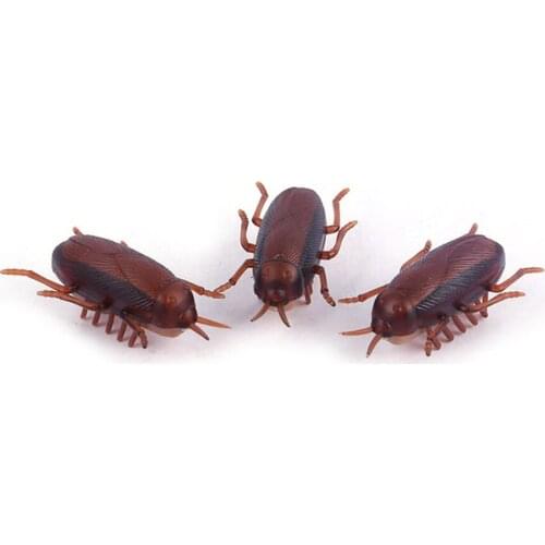 1PCS Funny Electronic Cockroach Trick Toy With Battery For Kids Children Baby Novelty Gag Party Gifts 2021