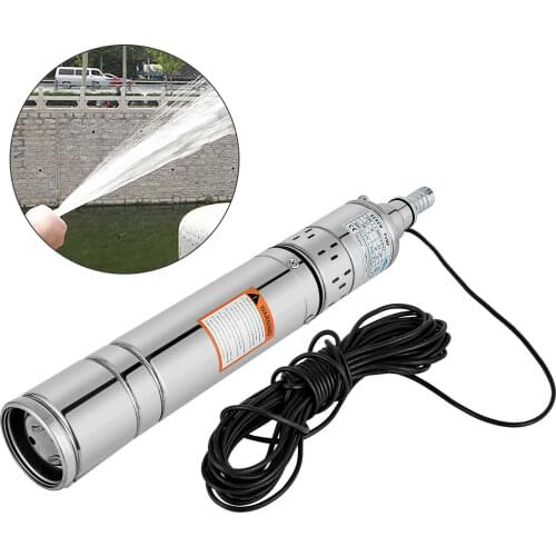 0,5 KW Brunnenpumpe Tiefbrunnenpumpe Garten 3.5 Zoll 2100 L/h STRONG PACKING