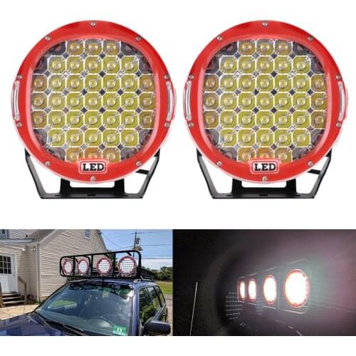 1PCS 9 Inch Led Workking Light 185W Lamp Spotlight Flood Beam for 4WD 4x4 Truck Jeep Trailers SUV Boat ATV Vehicle 10-30V