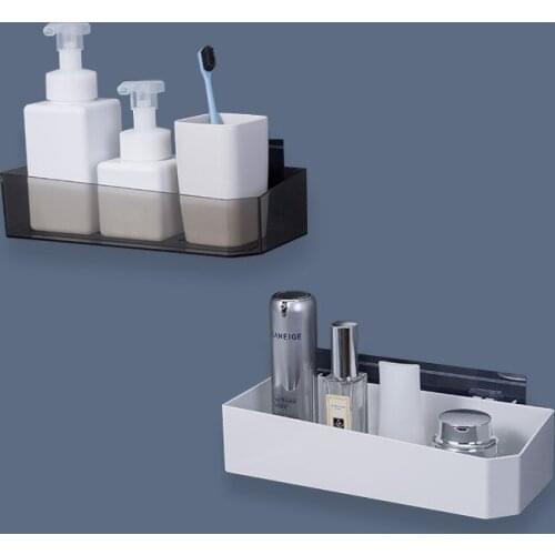 1PC Kitchen Storage Shelf Bathroom Wall Rack Organizer Toilet Toothbrush Holder Drainer Design for Home Storage Rack OK 0683