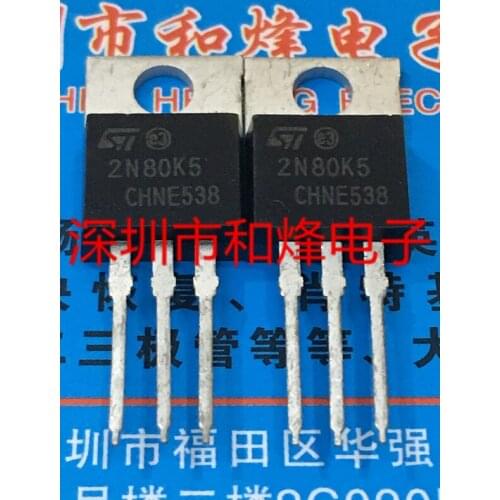 100% New&original STP2N80K5 2N80K5 TO-220