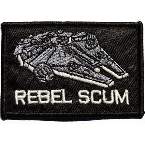 Airship Travel UFO E.T. Embroidered Iron On Patch (Size is about 7.5 * 5.1 cm)