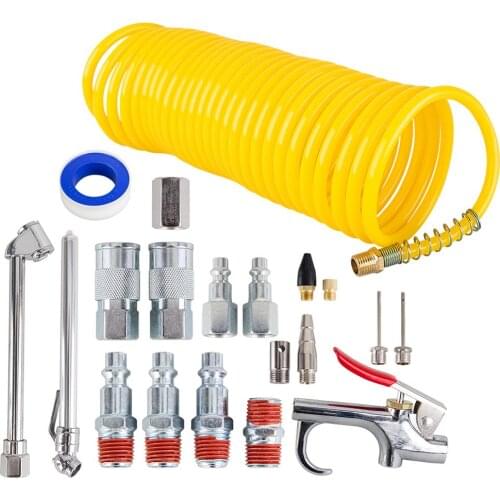 20PCS High Pressure Cleaning Spray Gun Air Blow Dust With Pneumatic Air Hose Connector Tube Pipe Clean Car Duster Cleaning Tools