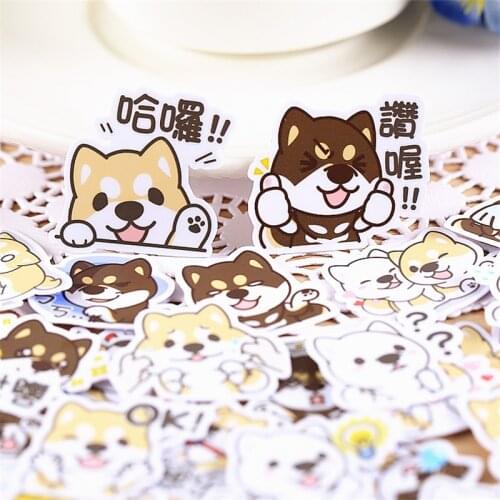 40 Pcs Cartoon dog Diary Notebook Planner Stickers Cute Cartoon Decorative toy Style Sticker Scrapbooking For Laptop Children