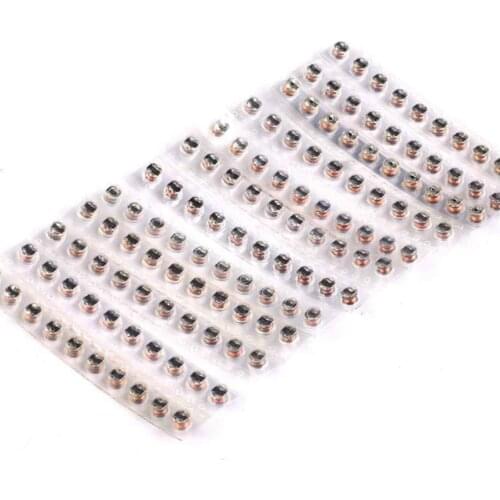45pcs 65pcs 80pcs 120pcs CD43 SMD Power Inductor Assortment Kit 2.2UH-470UH Chip Inductors High Quality CD43 Wire Wound Chip