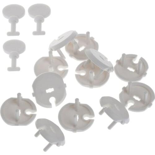 63HA 12 Pcs French Standard Power Socket Outlet Cover with 3 Pcs Key Baby Child Safety Protector Kit