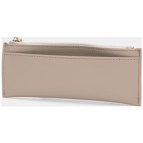 Mini college students simple stationery box cute sketch black Korean female students leather boys and girls art pencil case