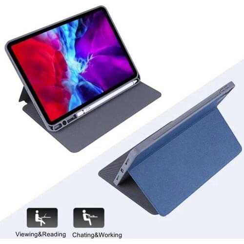 Roka Leisure Series Case For ipad 10.2 tablet Case Stand Fundas For iPad Pro10.5 11 12.9 ipad Air Auto Sleep Smart Folio Cover
