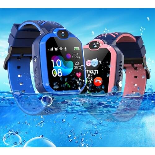 Children Smart Watch With GPS GSM Locator Touch Screen Tracker Camera Voice Chat Birthday Gifts For Kid Children