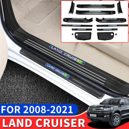 Suitable for Toyota Land Cruiser 200 Threshold Bar Welcome Pedal Door Retrofit Interior Accessories Modification