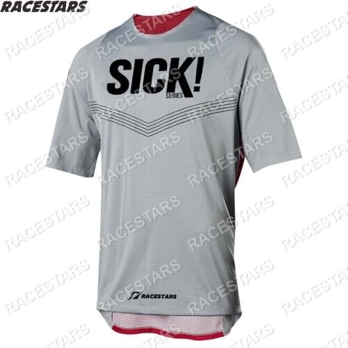 SICK Downhill Mountain Jersey Short Sleeve MTB Motorcycle Shirt Outdoor Motocross Jersey Camiseta Bicicleta DH Bike T-Shirt MX