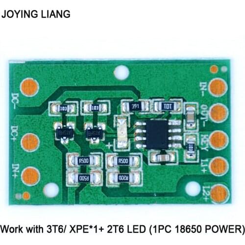 JOYING LIANG HZ-8812 LED Driving Circuit Board 3T6 XPE Headlight Lamp Function Board Portable Lighting Drive Plate Accessories