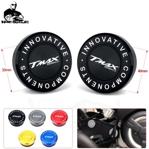 TMAX560 LOGO Motorcycle CNC Aluminum Frame Hole Caps Fairing Guard Protector For Yamaha TMAX 560 T-MAX 560 Techmax Accessories