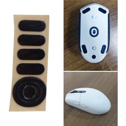 1 Set 0.6mm Curve Edge Mouse Feet Mouse Skates for Logitech G304 G305 Mouse C26