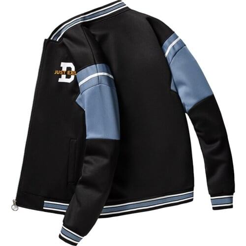 Hip Hop Furry Bone Patchwork Color Block Jackets Mens Harajuku skull Streetwear Bomber Jacket Men Baseball Coats Unisex