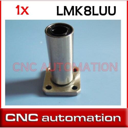 LMK8LUU Lengthening Square Flange Linear Bearings 8mm shaft