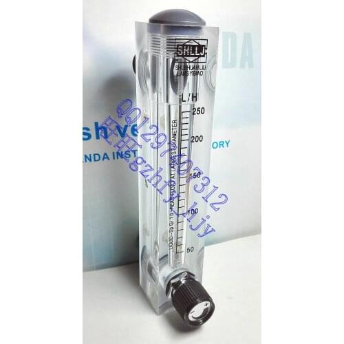 LZM-15T adjustable panel flowmeter flow meter 50~250LPH liquid flowmeter
