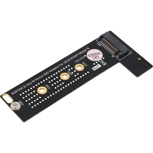 M key NVMe M2 SSD to For Apply Mac Mini 2014 A1347 MEGEN2 MEGEM2 MEGEQ2 adapter PCI express NGFF 760P 600P riser card
