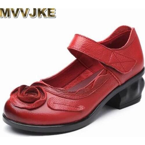 MVVJKE Leather Pumps