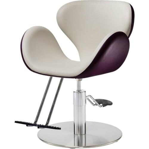 Simple and Comfortable Ladies Hairdressing Chair Custom Barber Equipment Haircutting Dyeing and Ironing Chairs