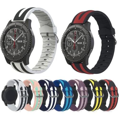 Silicone Watch Band For Samsung Gear S3 Frontier Strap 22mm Ouhaobin Quick Release Strap For samsung Galaxy watch 46mm Bracelet