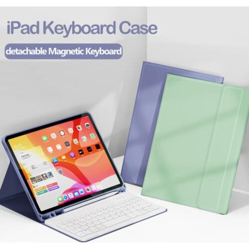 Detachable Keyboard Case for iPad 10.2 7th 8th Gen Air 3 Pro 10.5 mini 5 Silicone Funda for iPad Pro 11 12.9 Air 4 10.9 Keyboard