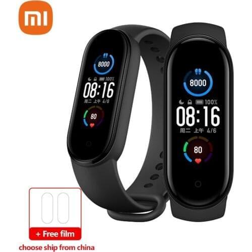Xiaomi Mi Band 5 Smart Bracelet 1:1 large AMOLED Screen Heart Rate Fitness Traker Bluetooth 5.0 Sport Waterproof band 5