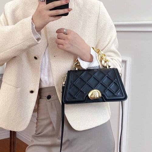 YILIAN Hand-held chain bag for women 2021 New fashion one shoulder trend western style cross-body bag