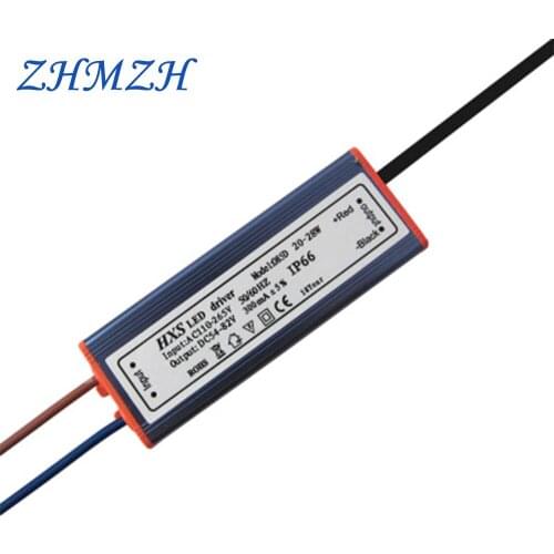 ZHMZH LED Driver 6-54W Waterproof Lighting Transformer For DIY Lamp 300mA 600mA Constant Current Power Supply AC220V AC110V