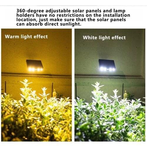 Led Wall Light LED Solar Light Outdoor Solar Lamp PIR Motion Sensor Solar Powered Sunlight Street Light for Garden Decoration