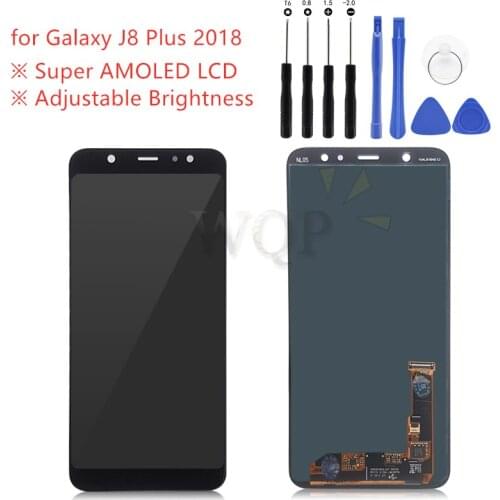 For Samsung Galaxy J8 Plus 2018 LCD Display Touch Screen Digitizer for Samsung Galaxy J8 Plus J805 LCD Display Repair Parts
