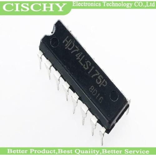 10PCS SN74LS175N 74LS175 HD74LS175P DIP-16
