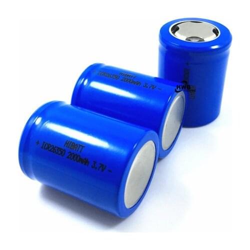 4pcs 3.7V 2000mAh ICR battery 2AH 26350 bateria pack 3.7V lithium cobalt 26650 Rechargeable for smart cradle head Flashlight