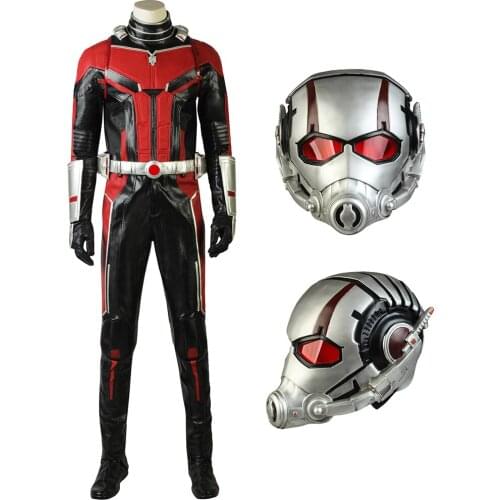 Ant 2 Cosplay Superhero Costume Scott Lang Role-playing Battle Clothes Halloween Carnival Outfit Full Props With Mask