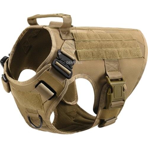Army Tactical Service Dog Vest Clothing Durable Shooting Hunting Dog Harness Military Combat Dog Training Harness Vests