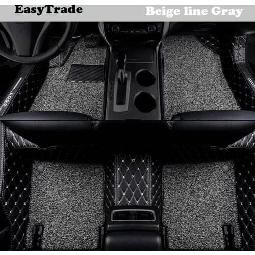 Auto Styling Car floor Foot Mat Waterproof Anti-rub Carpet Rugs For Volkswagen vw T roc T-roc 2017 2018 2019 Accessories