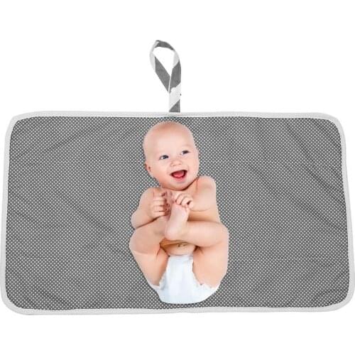 Baby Portable Diaper Pad Changing Mat Foldable Washable Nappy Changing Pads Cover Newborn Baby Infants Floor Mat