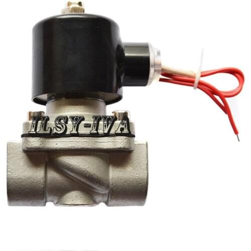 Two way G3/4" DN20 AC110V,AC220V,AC380V Stainless steel Normally closed electric solenoid valve