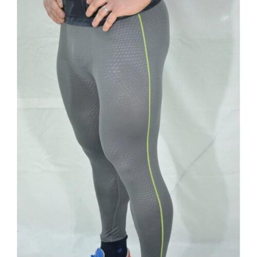 Obrix Unisex Gym Compressed Breathable Elastic Leggings For Men And Women