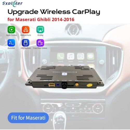 Exploter Wireless Carplay Accessories Upgrade Adapter for Maserati Ghibli Quattroporte 2014-2016 Accessories