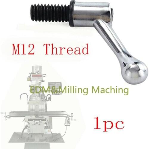 2PCS CNC Milling Machine Part Table Lock Handle And Bolt M12 Thread Fit Bridgeport Mill Tools