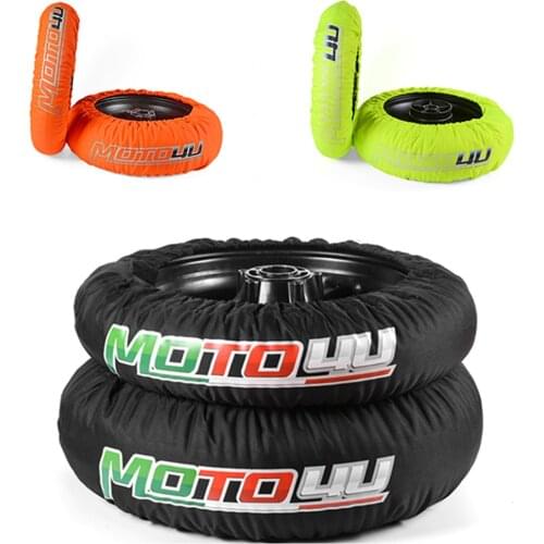 Racing Colours Tyre warmer Motorcycle Tire warmer Tyre Heat protection Cover 120/190 120/200 Front and Rear