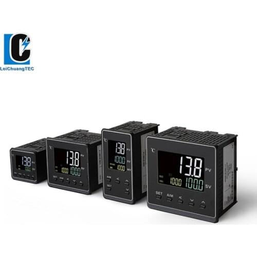 4-20mA input LCD intelligent pid temperature controller 48x96mm 50 segments programmable ramp soak output SSR/Relay/4-20mA/0-10V