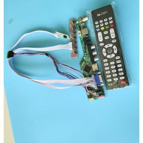 Kit for B173HW02 V0/V1 1920x1080 TV VGA LCD LVDS HDMI USB Controller board remote panel Audio AV 40pin monitor Screen Display