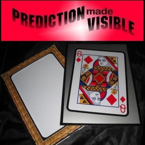 Prediction Made Visible Royal Revision Visible Painting Wcards Magic Trick Stage Magic Props Gimmick Card Magic Show Magician
