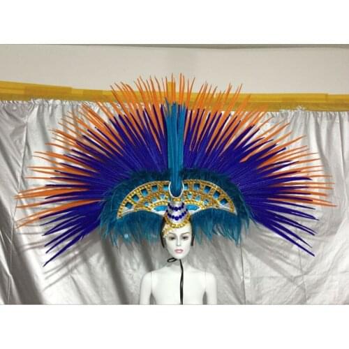 Brazil Rio Spanish Cuba Santiago Havana Venice Dionysia carnival Float Mask dress masque ball costume samba plumage plume Headd