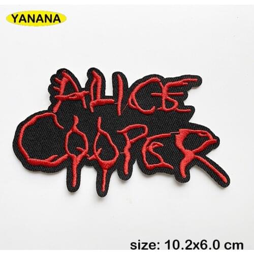 Rock Patches for Clothing DIY Stripes Written Words Sticker Clothes Stickers Apparel Garment Accessorie