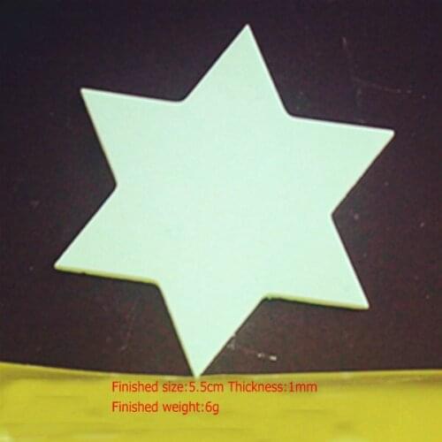 P787 silicone Aromatherapy Gypsum decoration mould chocolate mold Pentagram Hexagram Clover
