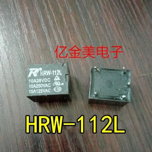 HRW-112L 12V relay 5-pin 10A can replace HRW-112LM